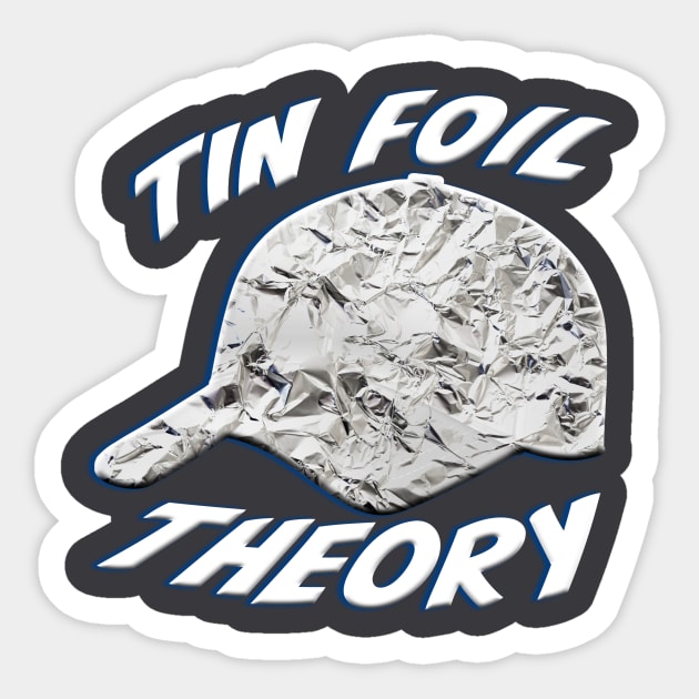 Tin Foil Hat Theory Sticker by Uncharted Media